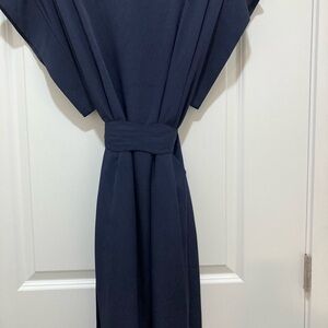 Eliza J Midnight Blue Long Sleeve Dress